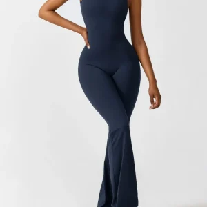 Venus | V-Rug Flared Jumpsuit